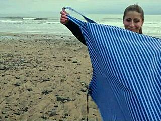 Silvia Soprano Roughly Slapped Spat Beach Kink