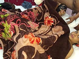 Pregnant Bhabhi or Girlfriend Shares Boyfriend in Desi Threesome