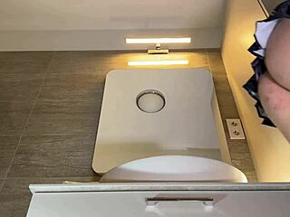 Beautiful Cheerleader Flashes Panties in See-Through Top and Miniskirt Before College Slut Action