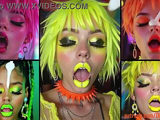 Redhead Facials Creampie Colorful Cum Chaos