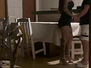 brazilian latina sneaks pussy flash and cums hard