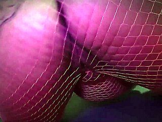 He rips her fishnets and pounds her fat submissive pussy hard in full video.