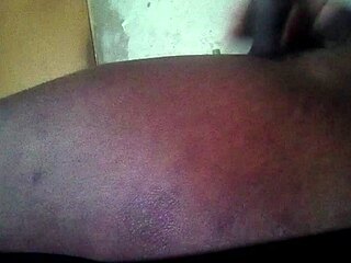 Morning cock stroke builds to explosive cum release