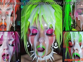 Redhead Facials Creampie Colorful Cum Chaos