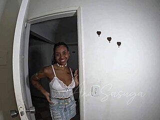 caught my latina friend masturbating on the living room couch?