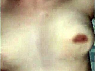 hot fuck slapping her sexy natural tits with best friend