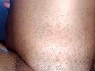 Hubby eats friend's creampie from my pussy at hotel