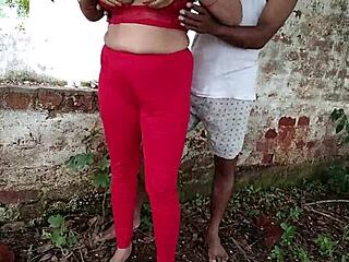 stepmom sweetly fucked me rough in jungle after dad left