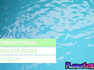 vulnerable latina teen carolina reyes strips naked outdoors for playboy