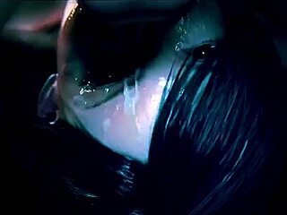 big titted brunette gulps monster cock cumshot overload