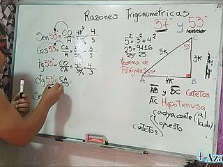 nerdy asian student teacher with brown eyes try bedroom triangle at 53 degrees