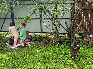 i crave anastasia's outdoor strapon fun with sasha
