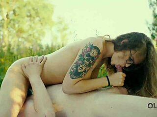 hey busty teen wanna fuck this handsome old man deep in the forest?