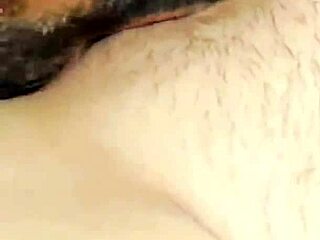 Whoa, white teen takes tiny black cock from mature boyfriend!