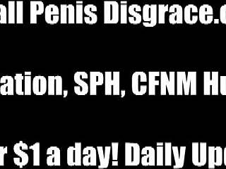 ebony babe sph your tiny cock too small for domination