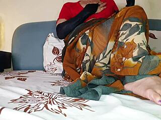 indian wife surprises stepbrother with cock ring for bedroom creampie orgasm