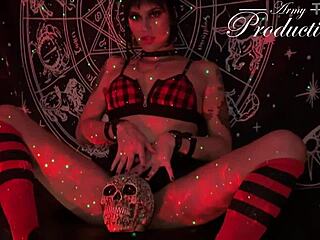 gothic babe rituals lead to boyfriend's deep fuck