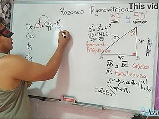 nerdy asian student teacher with brown eyes try bedroom triangle at 53 degrees