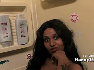 horny lily's indian joi in english tamil desi shower tease