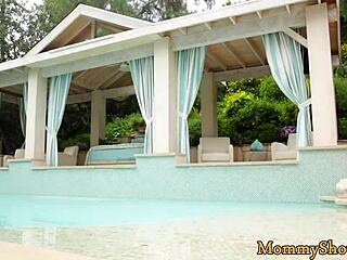 Ginger Stepmom Scissors Teen After Licking Her Pussy