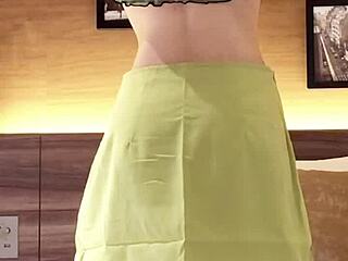 dig this japanese beauty's navel-baring outfit?