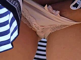 stranger blasts cum in teen's panties on crowded public bus