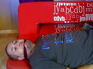 SUPER NAUGHTY BLONDE BOUND IN HEELS FOR ROUGH DEEPTHROAT DOMINATION