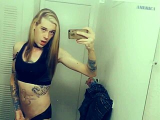 imagine peeling those tight leggings off her horny tranny legs