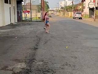 Cute Slut Chokes on Monster Cock Deepthroat Facial in Public Toilet Cum Swallow