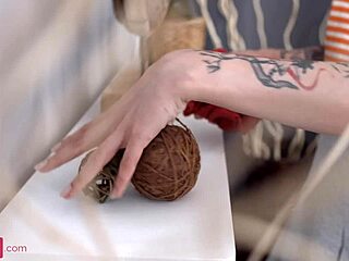 BF and Friend Pound Skinny Shaved Teen's Pussy in MMF Threesome Cowgirl