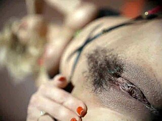modest milf unleashes hairy pussy nylon piss orgasm dreams
