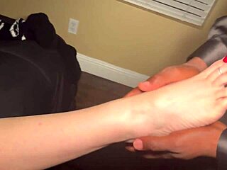 Hotwife Charlie's Foot Fetish Ride on Big Black Cock
