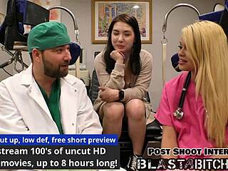 mina moon's ass blasted by cum in hospital pov nurse fuck