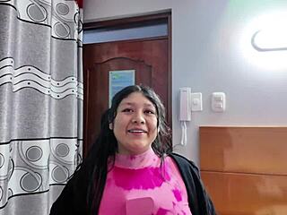 i waited for her bf but she said yes to my bold workout leggings dare