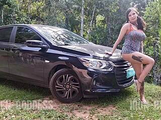 She Smokes Then Sucks Me Off While Pissing Outdoors