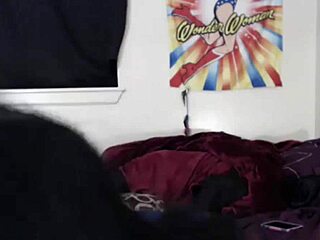 You lose at cards to this jeans nerd goddess, and she rips your clothes punishing striptease!