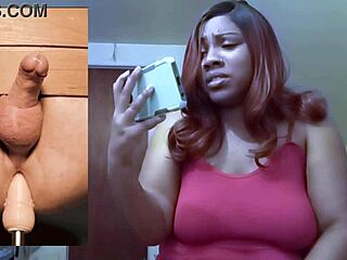 She craves huge black monster cocks over tiny 18+ dicks in anal interracial machine fucking