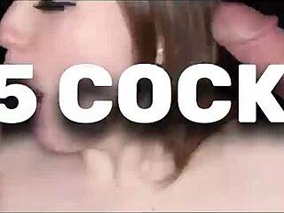 robbin rose's gangbang creampie, multi loads deep in her pussy