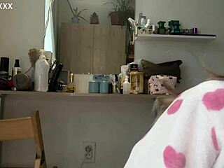 watch in close-up how this woman pleasures her shaved butthole with toys and fingers