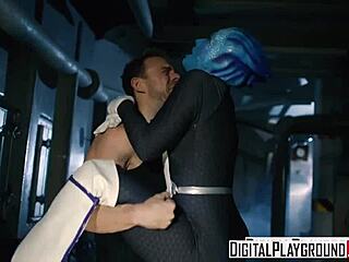 Ass Effect XXX Parody Ignites Hardcore Pussy Pounding