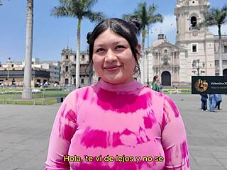 i waited for her bf but she said yes to my bold workout leggings dare