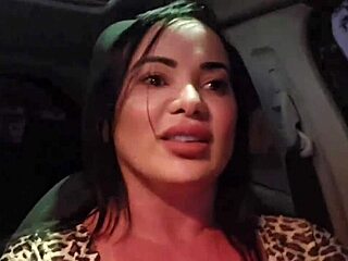 App Driver's Big Cock Makes Fitness Milf Cum Public