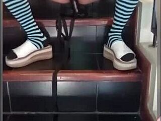 i masturbate with friend then she takes big cock!