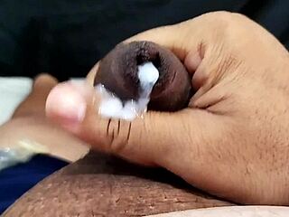 ex masturbates tight wet pussy so i jerked small dick