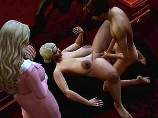 sims 4 parody: granny milf orgy with bbc hentai cumshots?