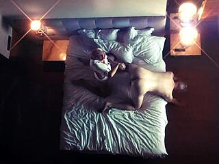 Hidden femdom mistress fists slave in voyeur fantasy