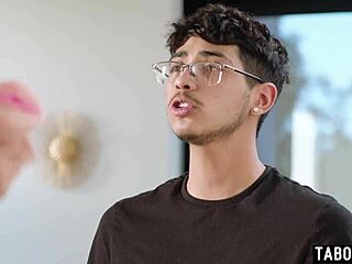 Lauren Phillips' BBW MILF Mommy Guides Stepson's First Deep Fuck Session!