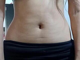 spy cam catches innocent teen's perfect curvy tits bouncing softly