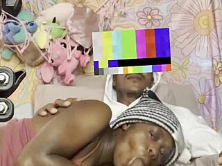 Petite midget takes monster BBC on sofa 🔥🍆