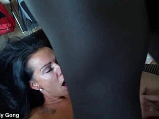 horny milf rides bbc guy twice to cum